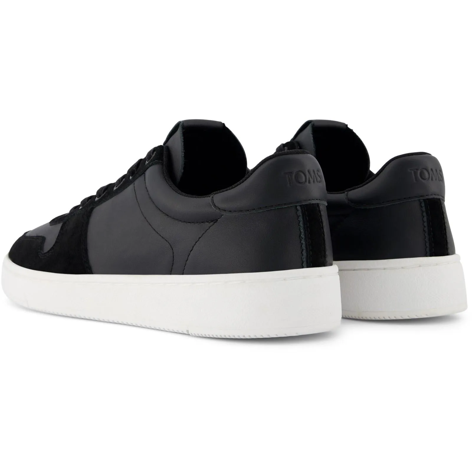 TOMS Mens TRVL LITE Court Trainer Black Wet Grip