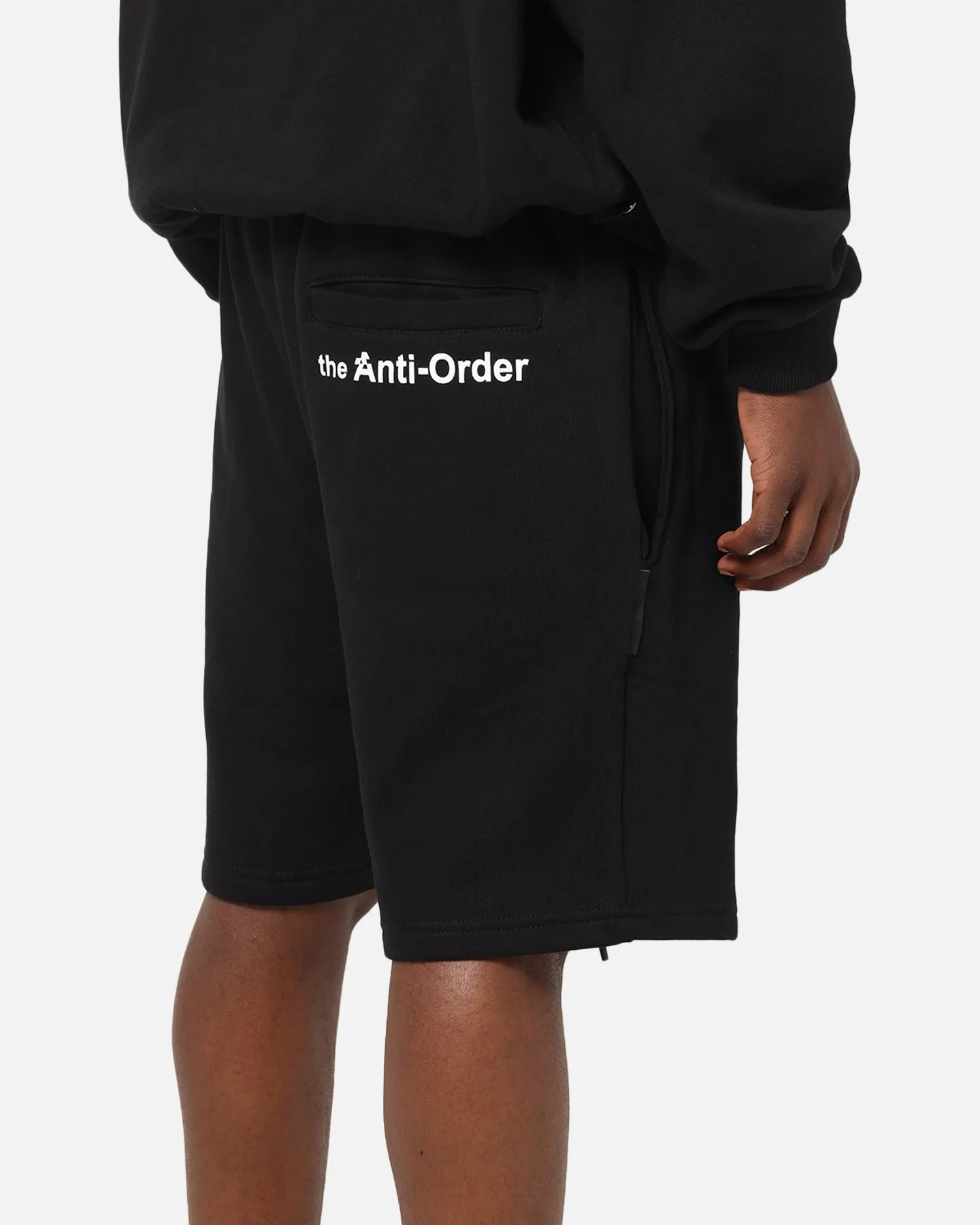 The Anti Order Alpha Inverse Shorts Black Sporty Fit Design Organic Cotton