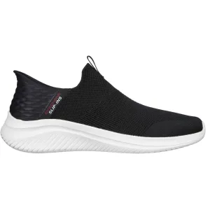 Desert Cool Comfort Platform Skechers Mens Ultra Flex 3.0 Smooth Step Wide Trainers Black
