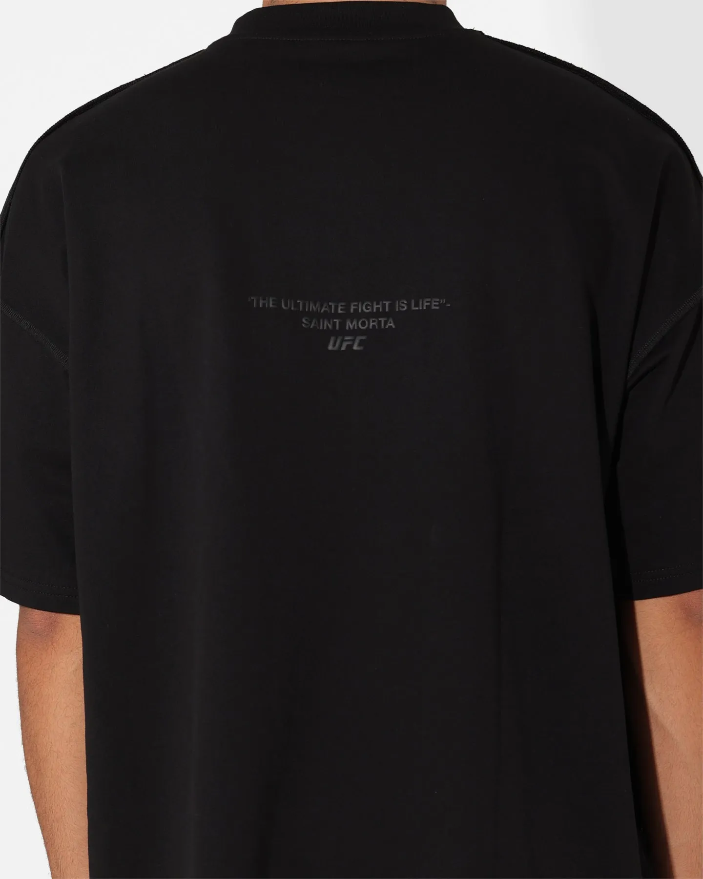 Casual Layer Saint Morta X UFC Boxy Premium T-Shirt Black/Black