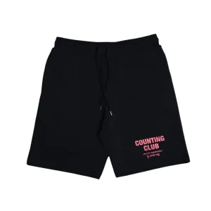 Counting Club Shorts (Black/Coral) Utility Jacket