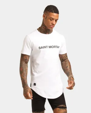 Garment Washed Texture Chic Style Saint Morta Official El Duplo T-Shirt White