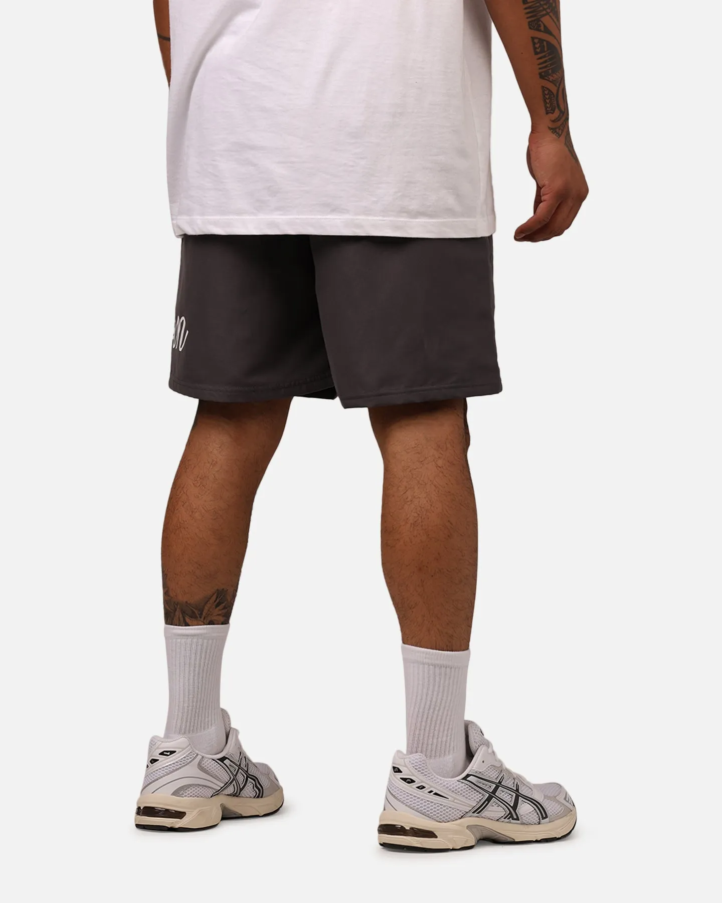 Sworn To Us Spirit Angel Swim Shorts Grey runners ReinforcedPockets