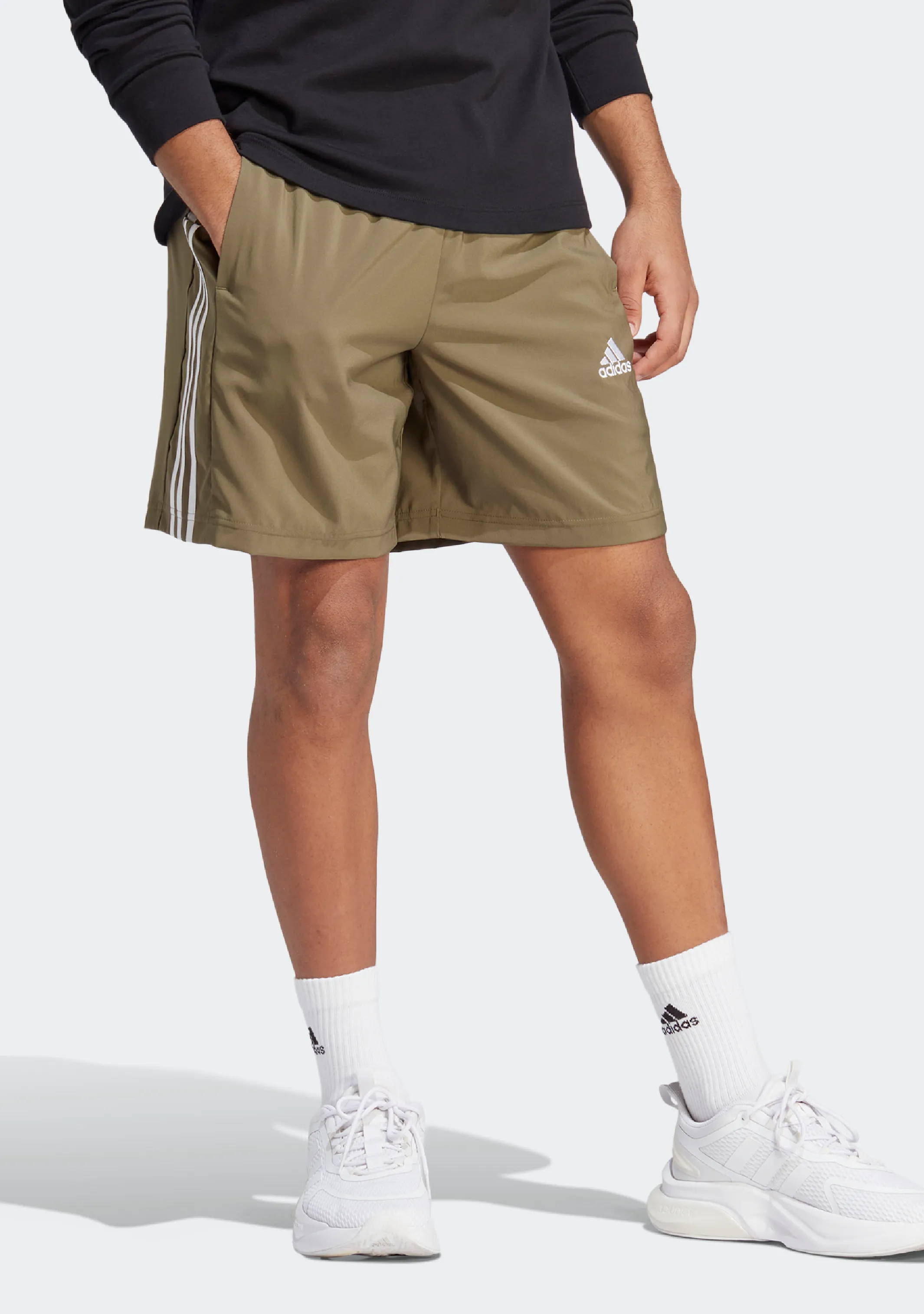 suede look Quick Release Fastener Adidas Men's 3S Chelsea Short