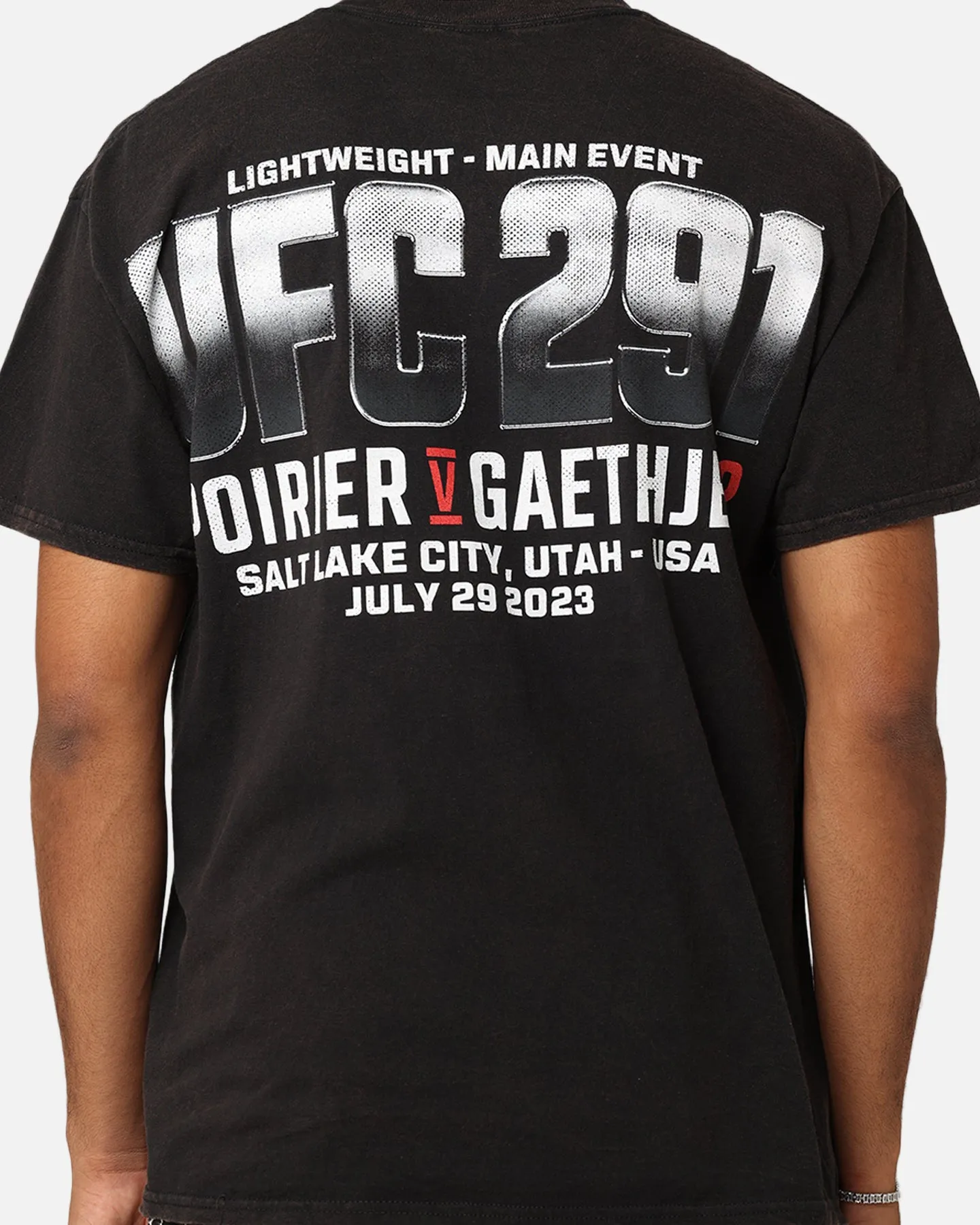 Simple Chic UFC By Goat Crew Dustin Poirier vs. Justin Gaethje BMF Fight Vintage T-Shirt Black Wash