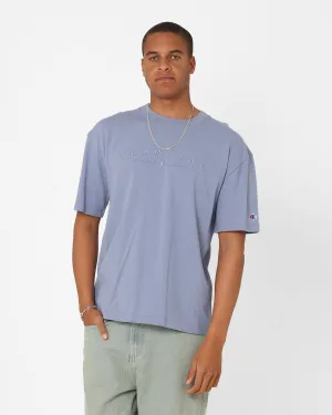 Perfect for Outdoors DoubleStitchedHem Champion Heritage 2K Logo T-Shirt Marvellous