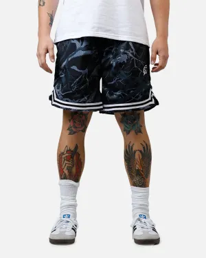 Bonded Seam Technology Sustainable Manufacturing Carre Outlaw Mesh Shorts Black Real Tree