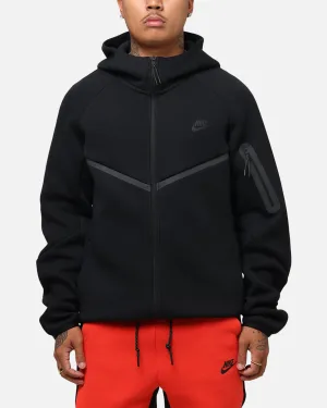 Everyday Use microfiber Nike Sportswear Tech Fleece Windrunner Jacket Black/Black
