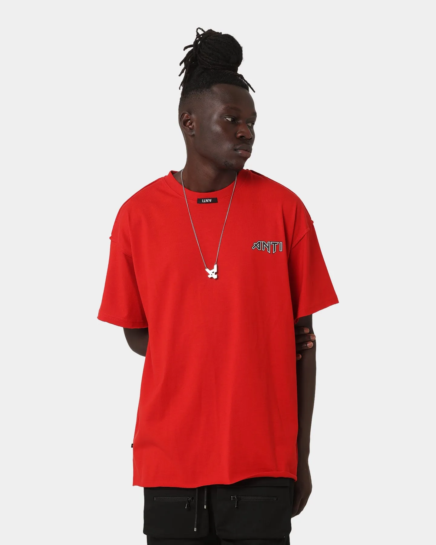 Sustainable Dye Process The Anti Order Terminus T-Shirt Red/White