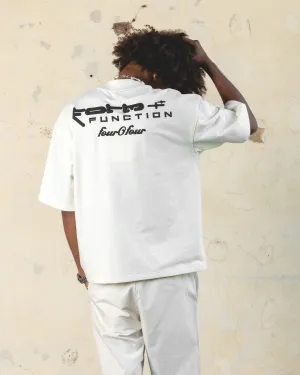 Layered Wear 404 Function Oversized T-Shirt Off White