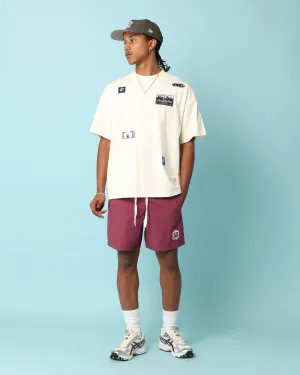 Carr?? Patchwork Oversized T-Shirt Off White Weekend Comfort Style Comfortable fit