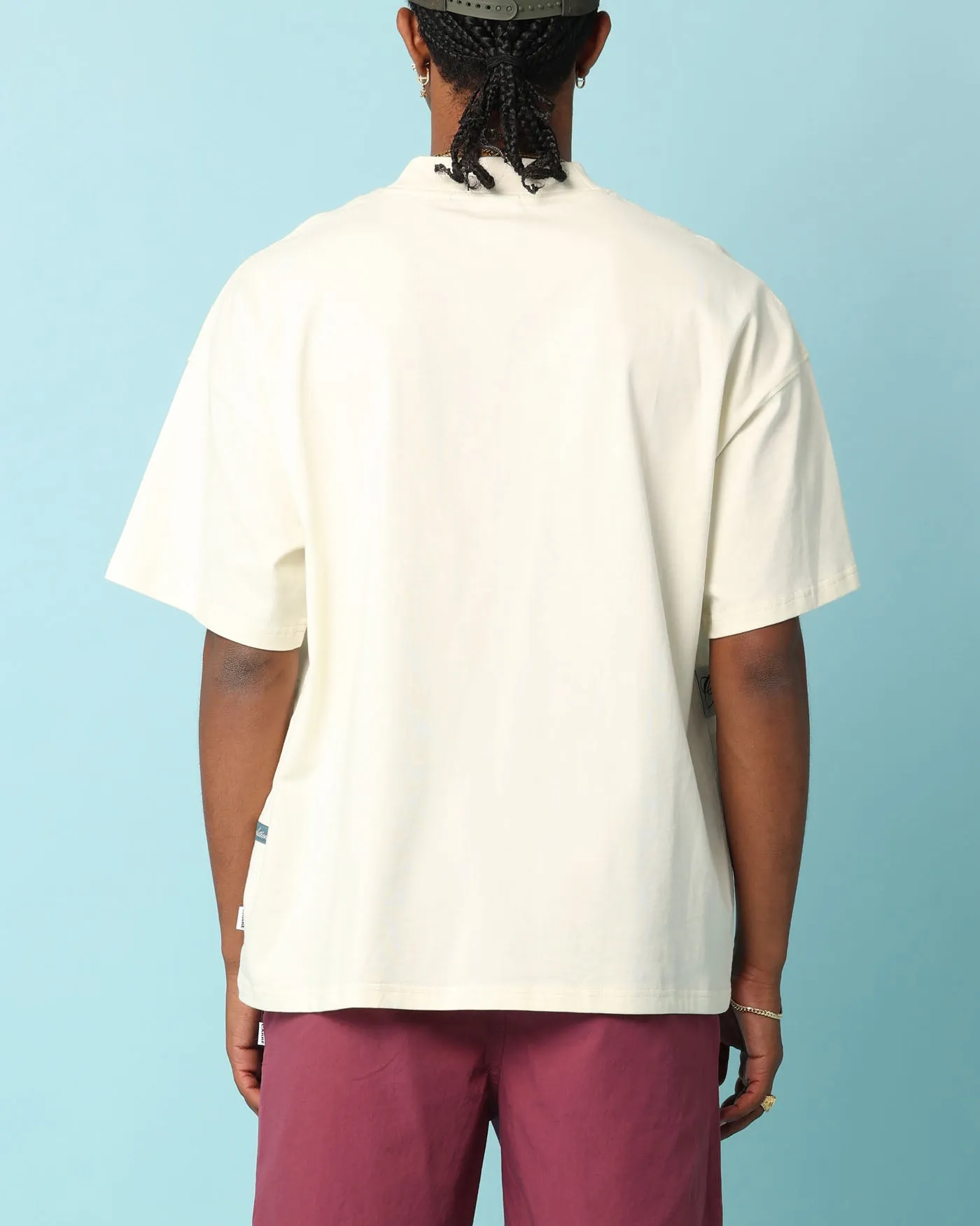 Carr?? Patchwork Oversized T-Shirt Off White Streetwear Style
