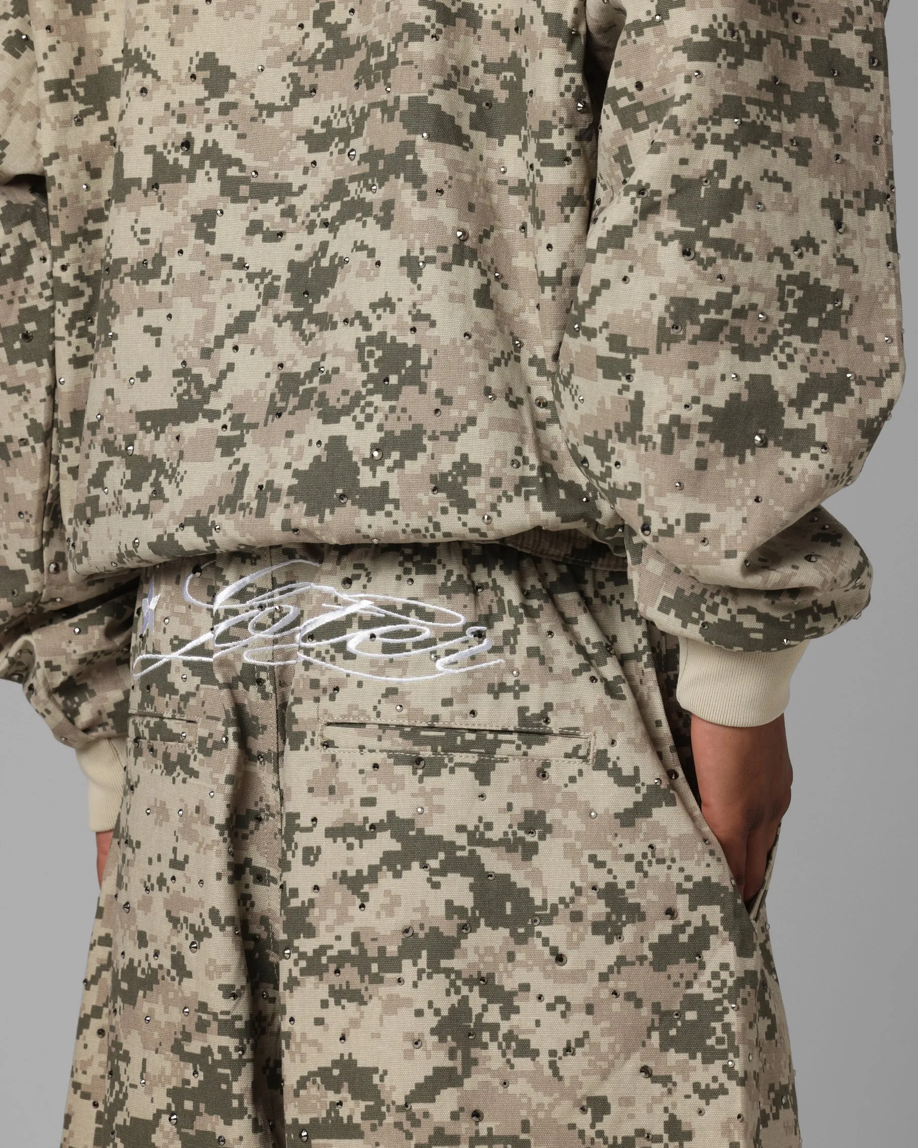 Loiter Hail Storm Shorts Digi Camo Port Pocket Design education industry