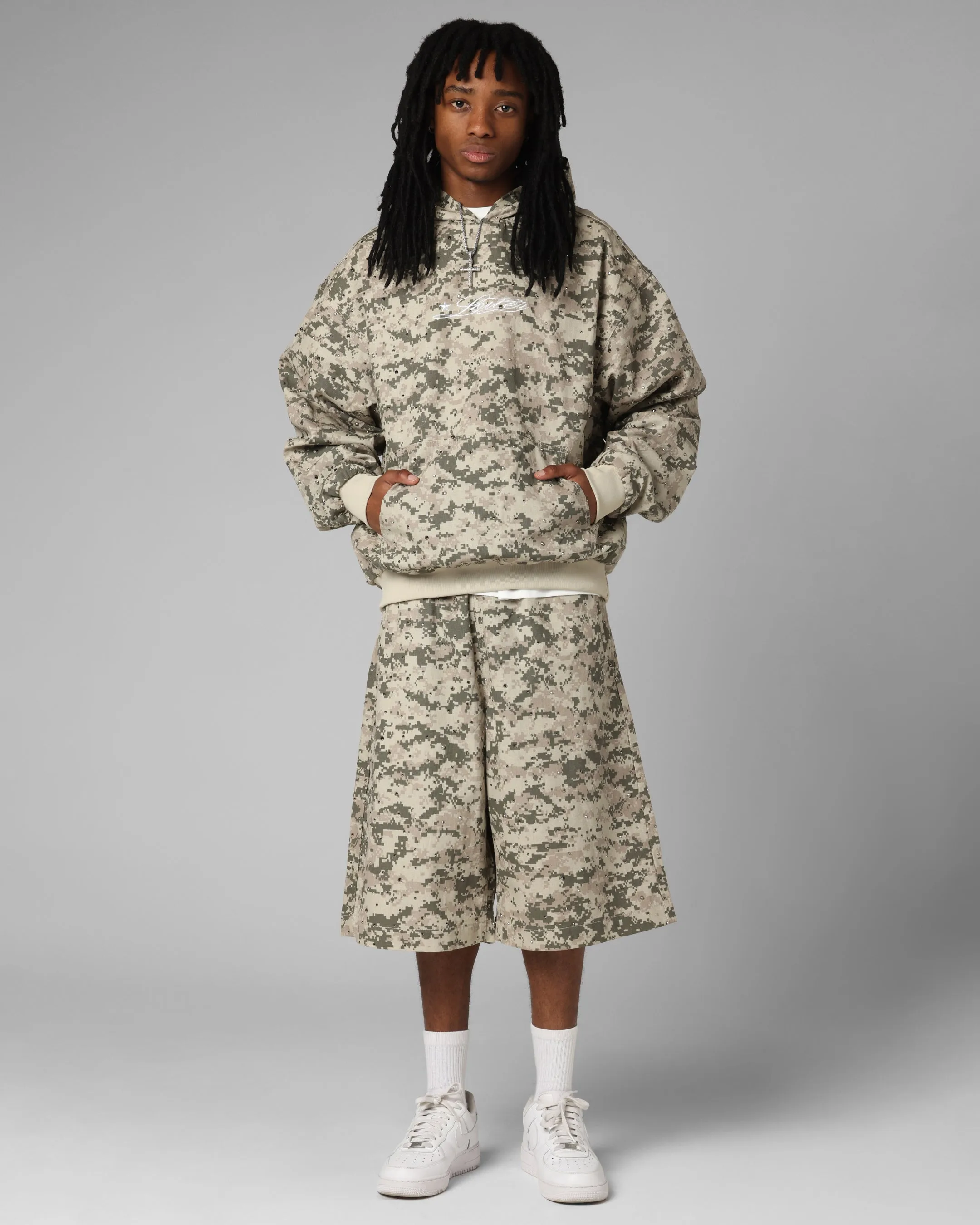 Loiter Hail Storm Shorts Digi Camo Crisp Texture