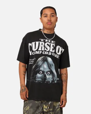 Lightweight Feel American Thrift X Goosebumps Cold Lake Vintage T-Shirt Black Wash
