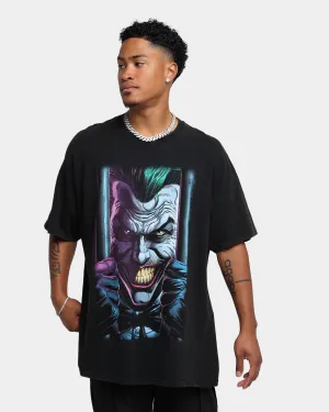 Goat Crew X Batman The Joker Vintage T-Shirt Black Wash Breathable mesh lining