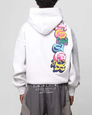 Loiter Chenille Premium Hoodie Grey Marle Whale like Flexible Fabric