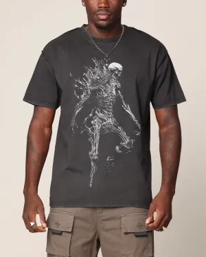Temperature Control Fabric Saint Morta Wraith Cut Vintage T-Shirt Vintage Black