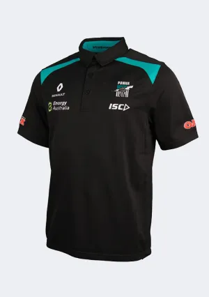 ISC Men's Port Adelaide Media 2016 Polo Soft Jersey Fabric