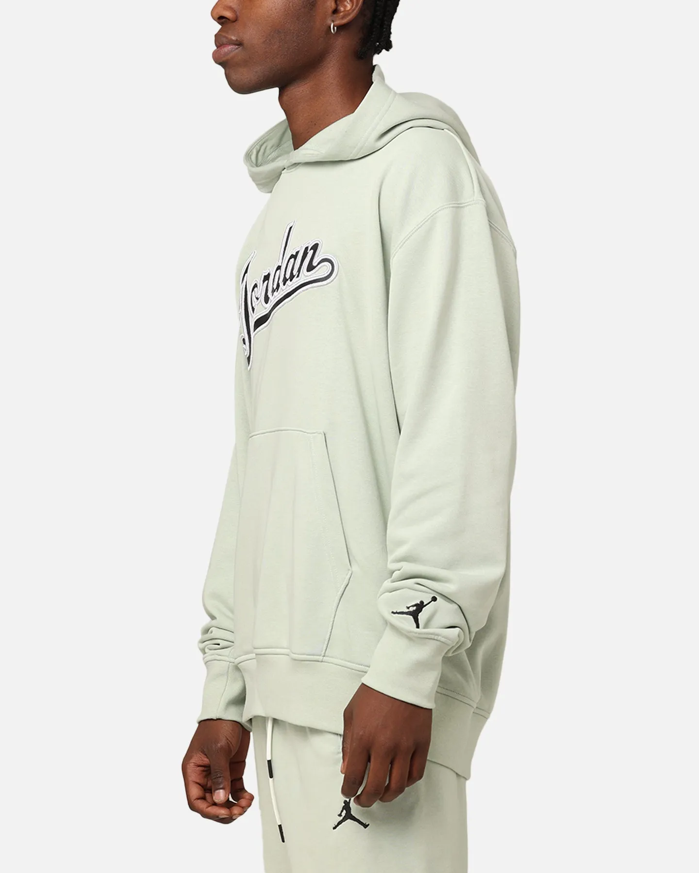 Jordan Flight MVP Fleece Pullover Hoodie Seafoam Plush Feel