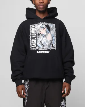 cleaning outfit Unique Design Loiter Angel Number Hoodie Black