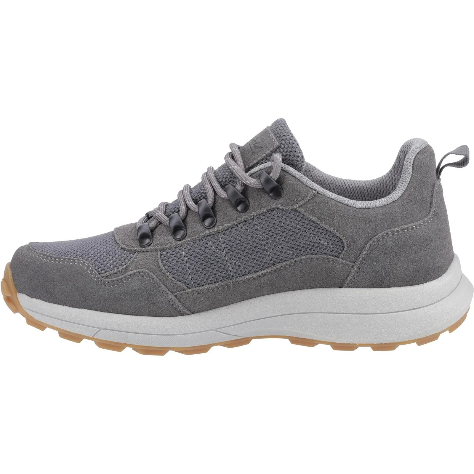 Cotswold Mens Elmfield Shoe Grey Ventilation Perforation System
