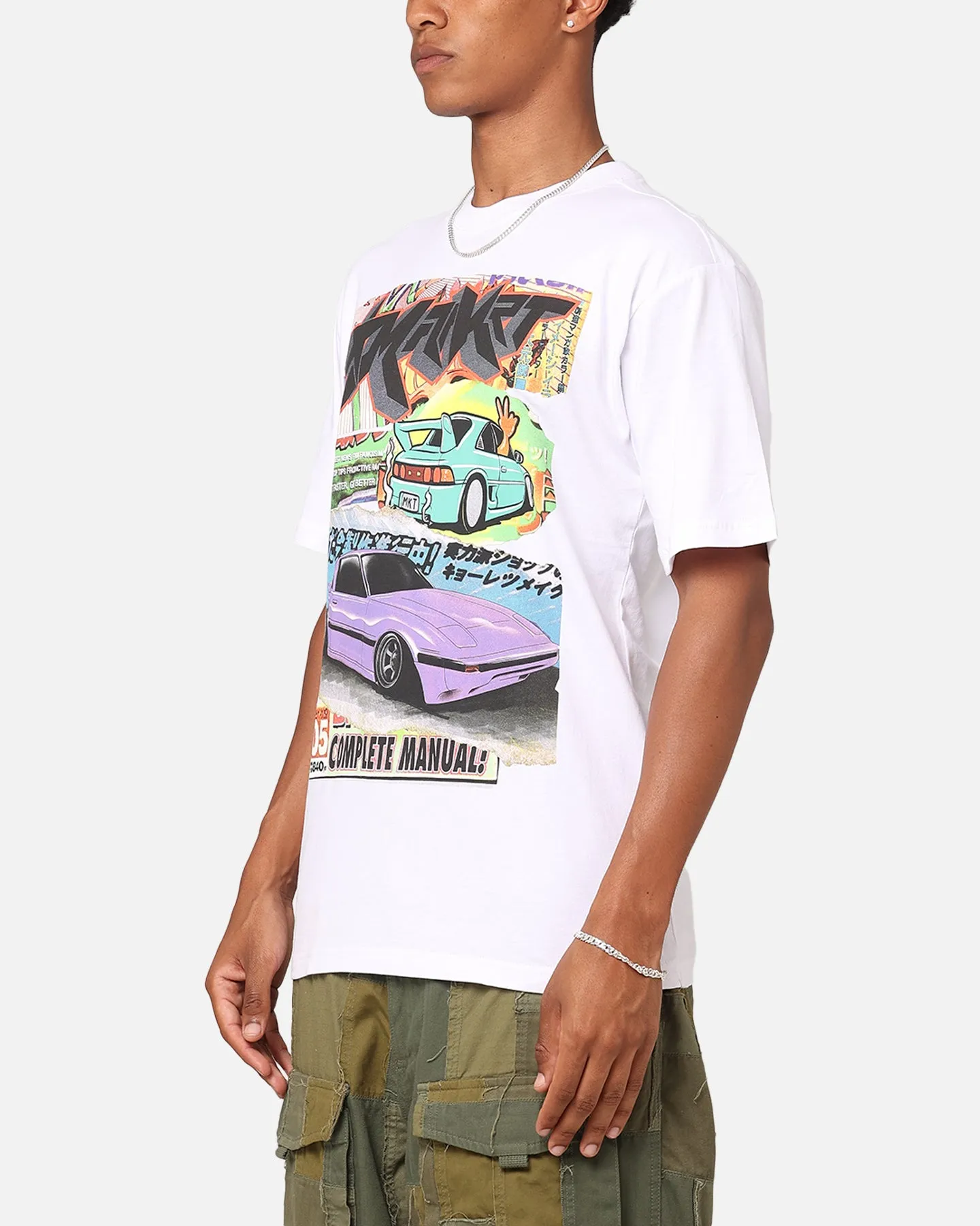 TemperatureControl Fabric Market Auto Salon T-Shirt White
