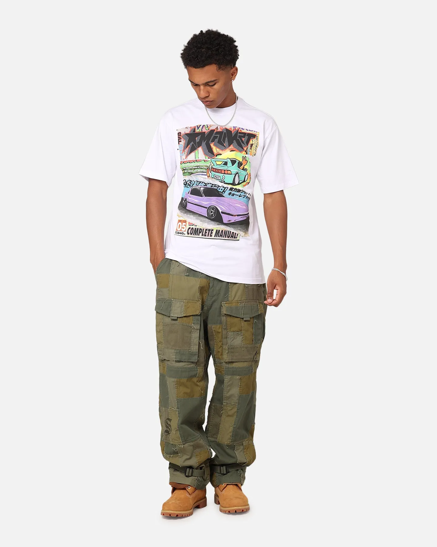 Fashion Layer Market Auto Salon T-Shirt White