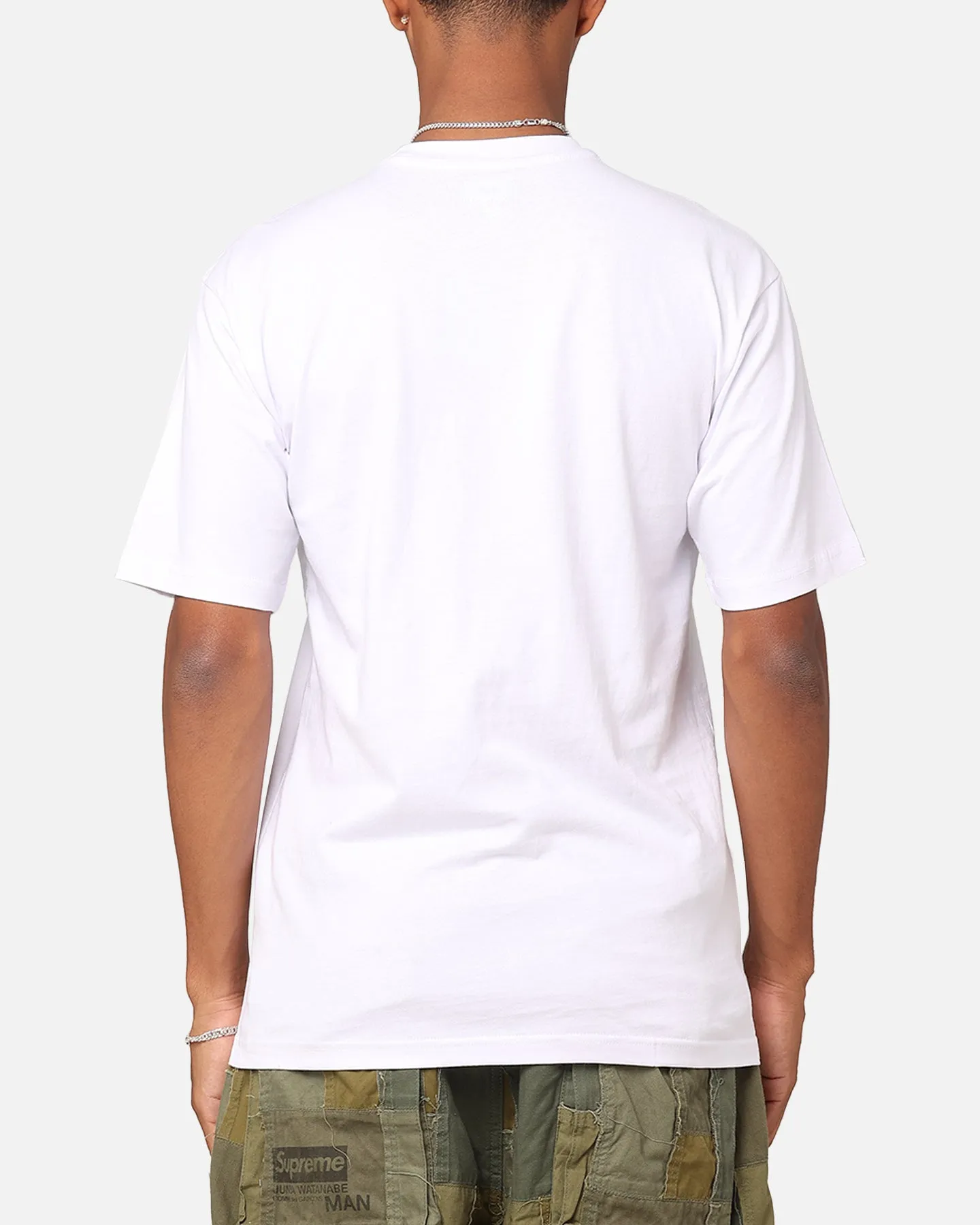 Yoga flexibility Temperature Regulating Market Auto Salon T-Shirt White