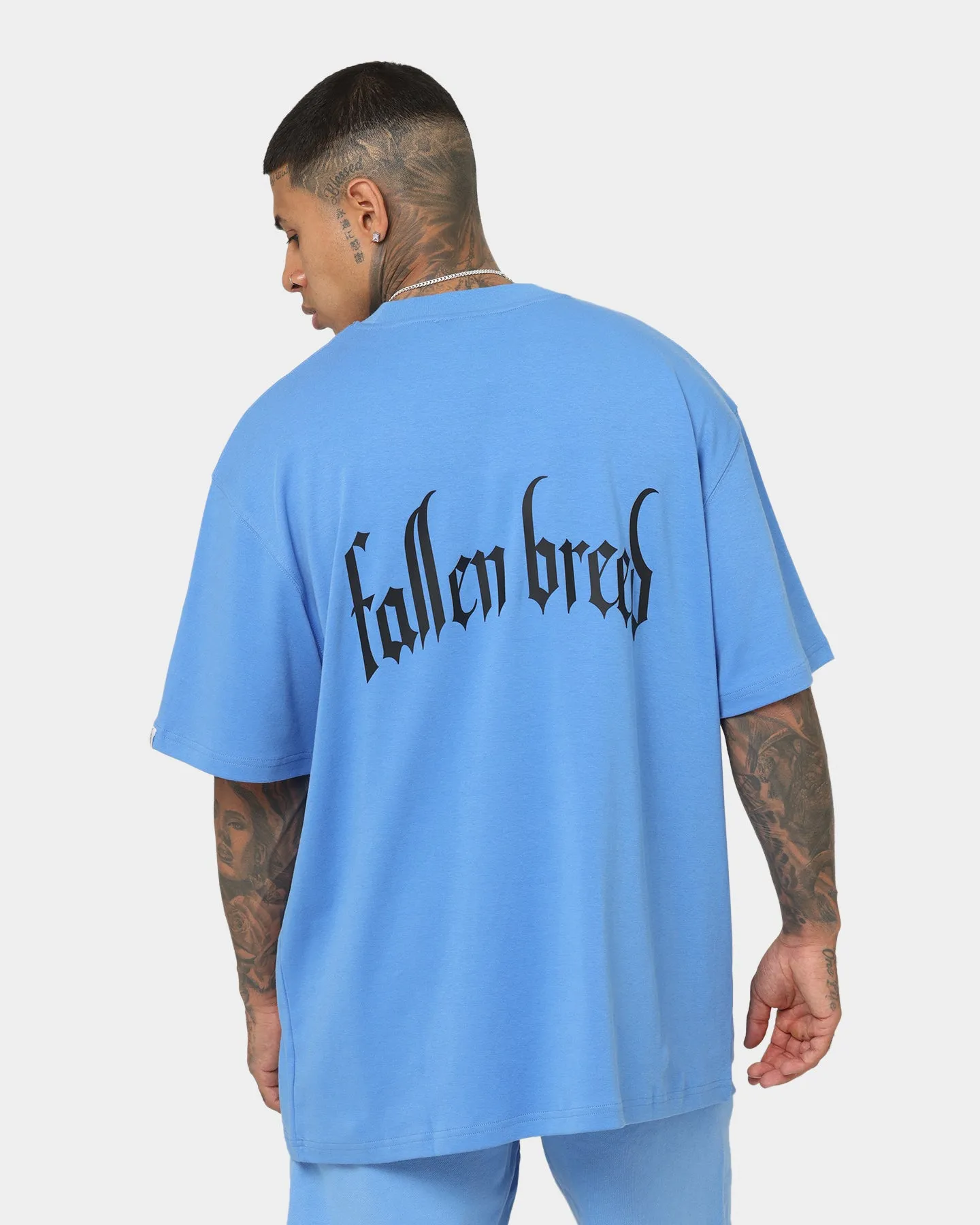 Timeless Comfort Trendy Vibe Fallen Breed Logo T-Shirt Blue