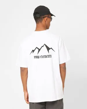 Effortless Comfort Scoop neck femininity Pyra Rugged T-Shirt White/Black