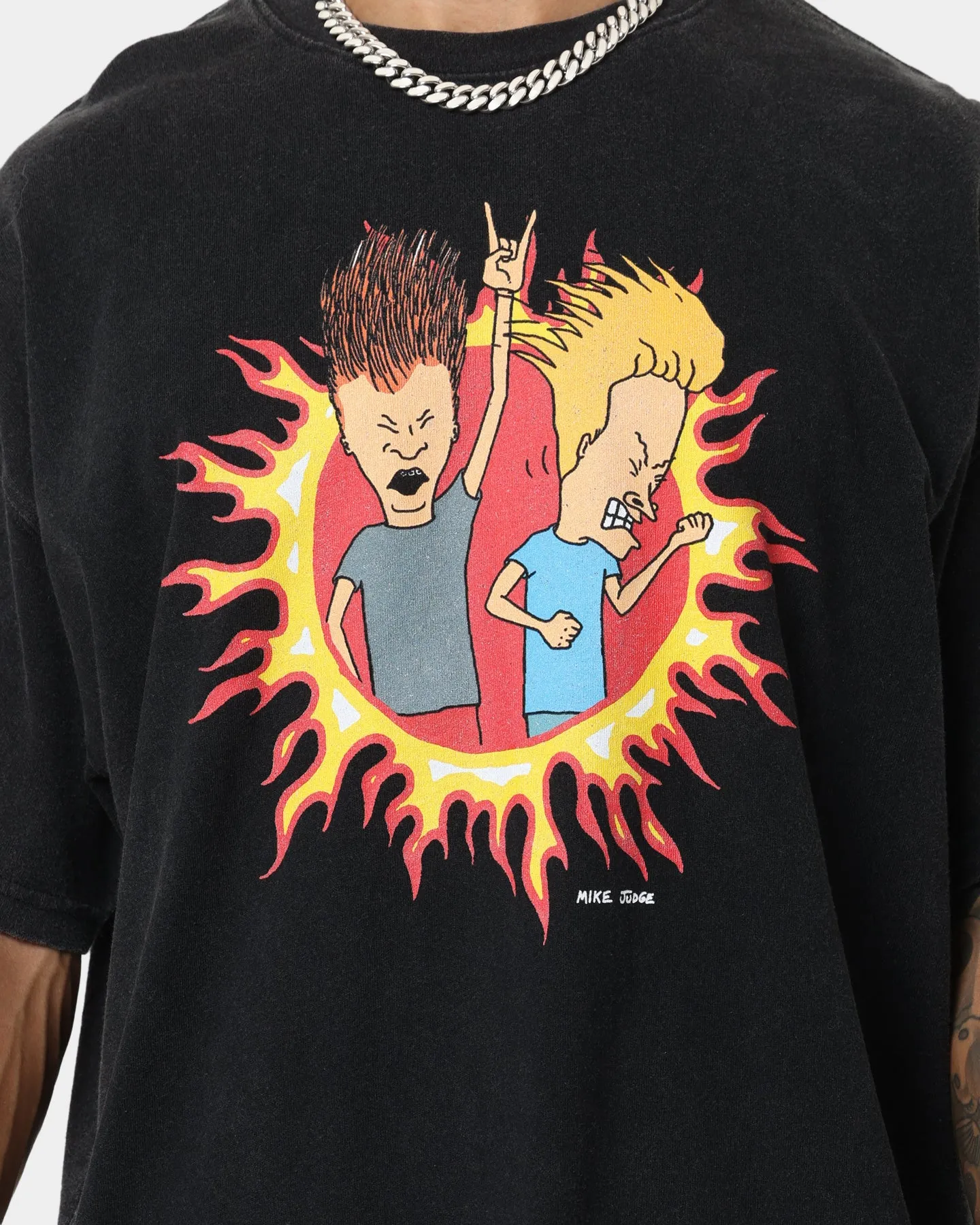 American Thrift American Thrift X Beavis & Butthead Rock T-Shirt Vintage Black thermal