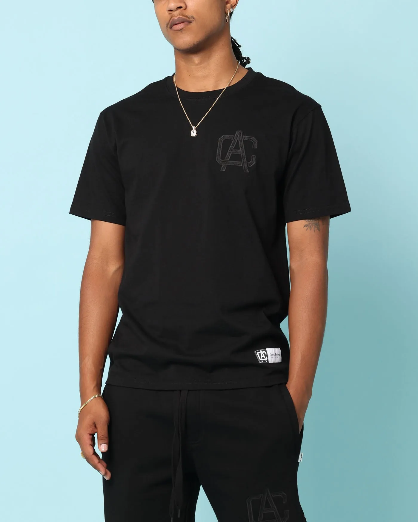 Carr?? Academy Classic T-Shirt Black Casual Comfort Top