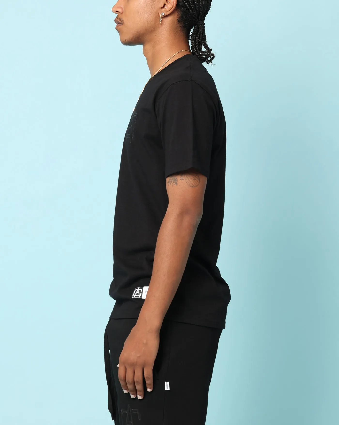 Carr?? Academy Classic T-Shirt Black Anti Shrinkage Treatment Recycled Material