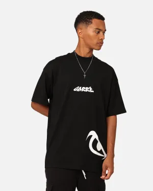 High-Quality Cotton High Density Weave Carre Eyes Oversized T-Shirt Black
