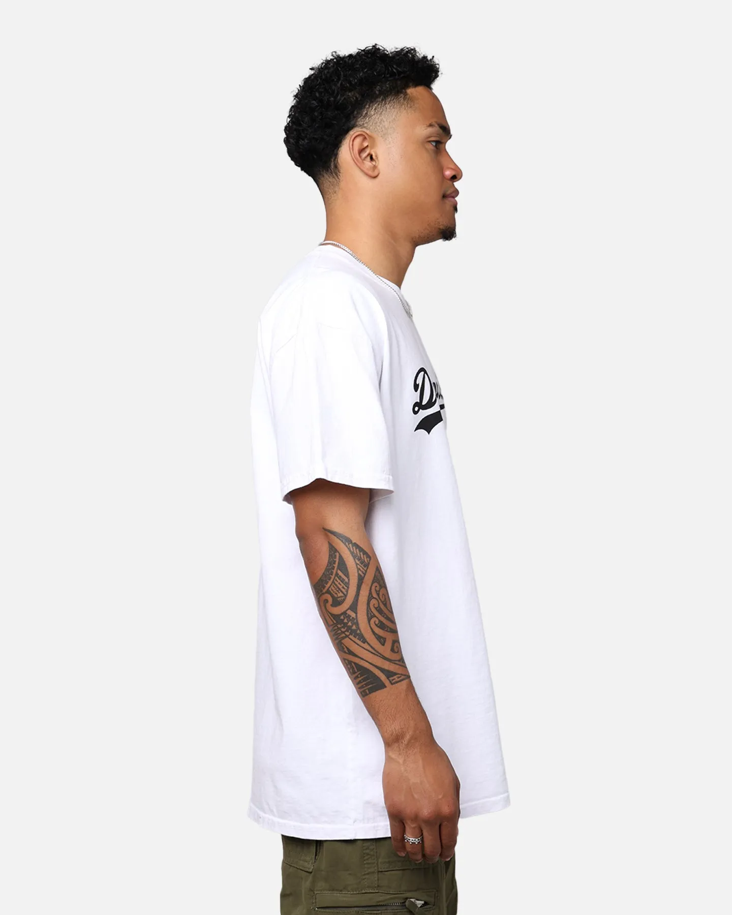 Comfortable Layering Anti Pilling Finish Dreamville Dreamville Logo Vintage T-Shirt White