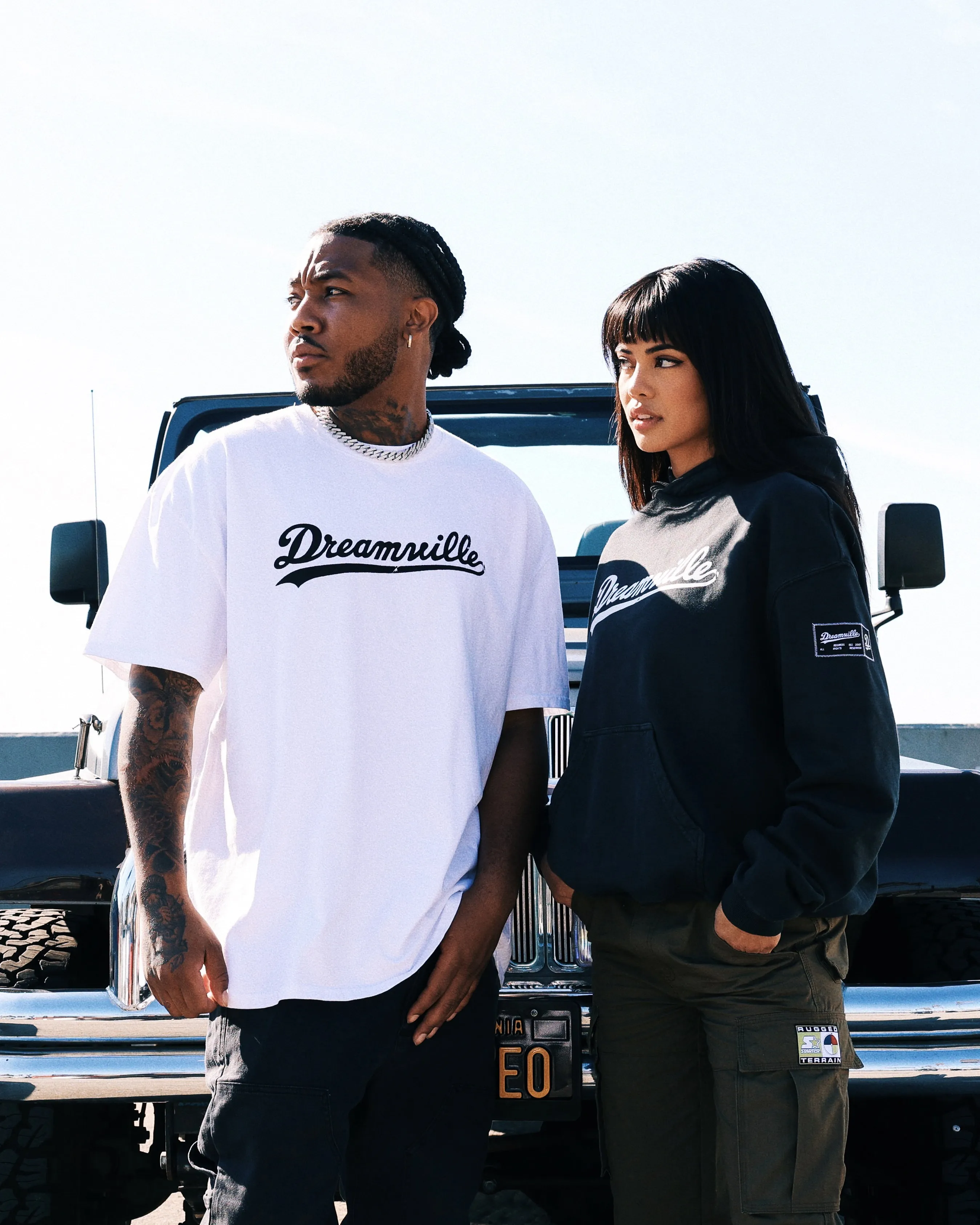 Active Comfort Style oversized but not shapeless Dreamville Dreamville Logo Vintage T-Shirt White