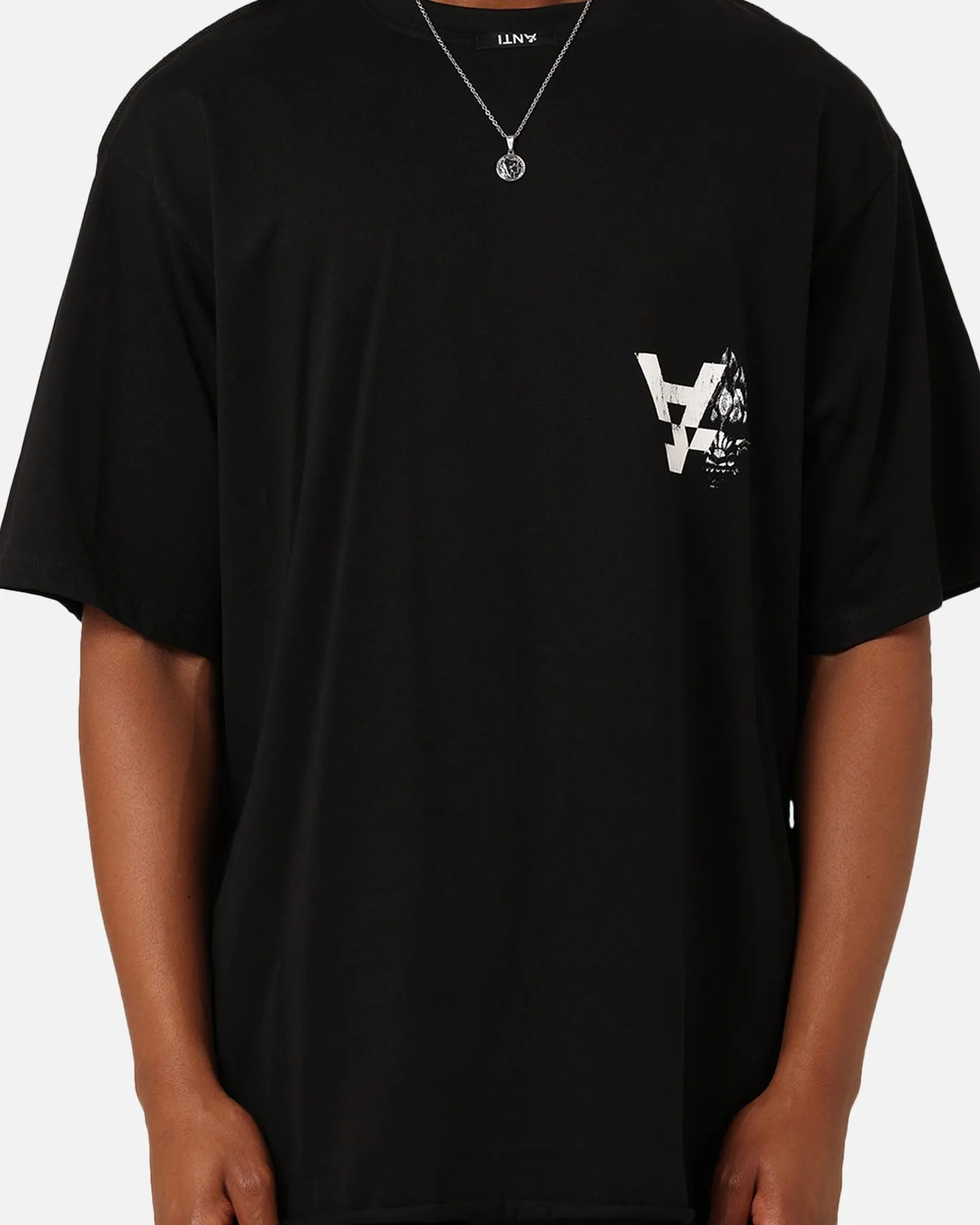 The Anti Order Double Dragon Baggy T-Shirt Black Comfy Pieces On-the-Go Fashion