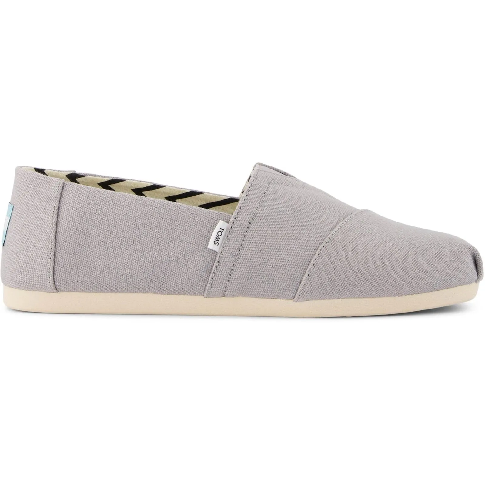 TOMS Mens Alpargata Shoes Drizzle Grey Beach Vibe Virtual Step