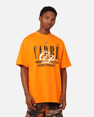 Carre CP Team Oversized T-Shirt Orange Fun Prints Flexible Shoulder Seams