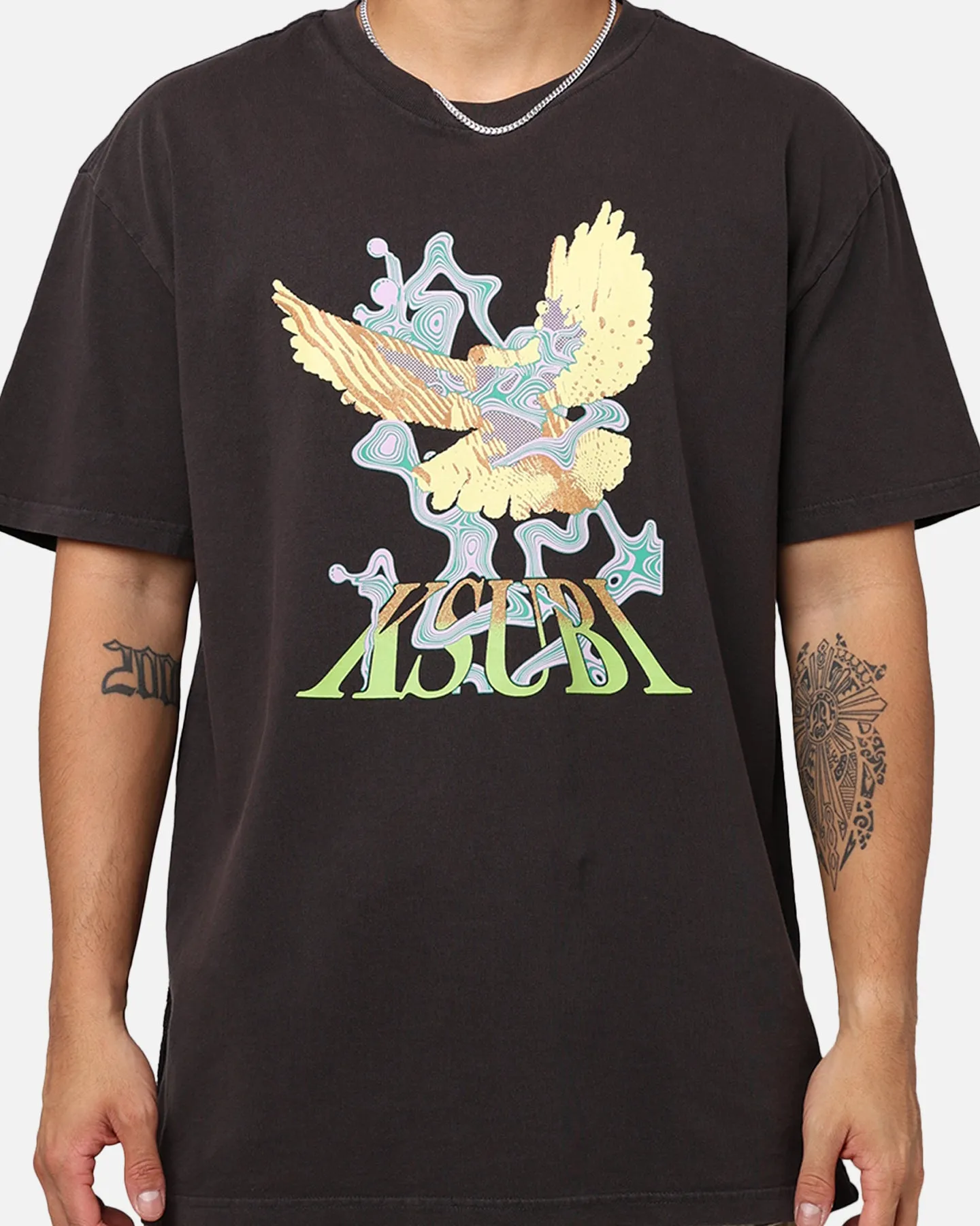 Classic timelessness Ksubi Flight Biggie Short Sleeve T-Shirt Faded Black