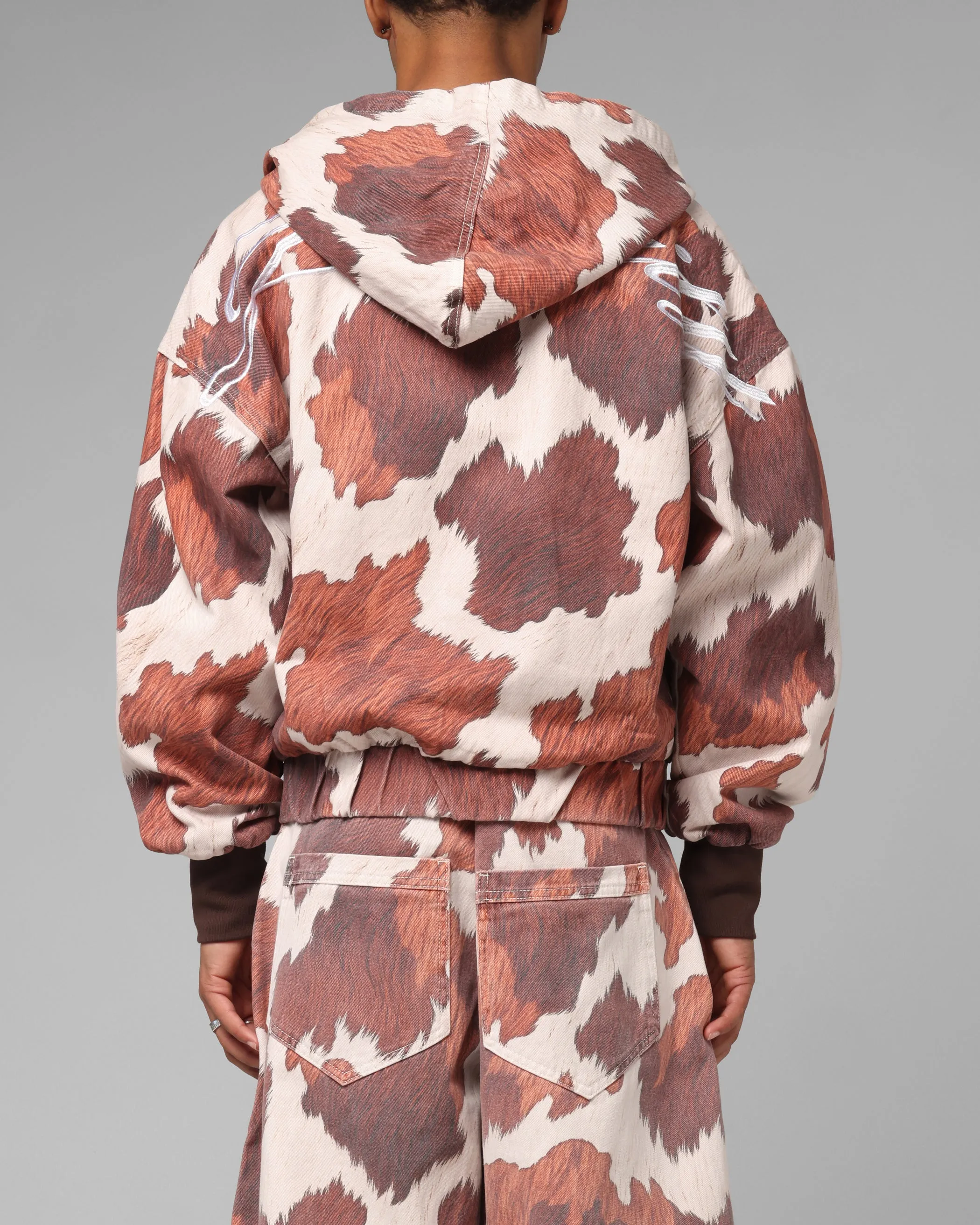 Cool Day Loiter Hide Zip Jacket Cowhide