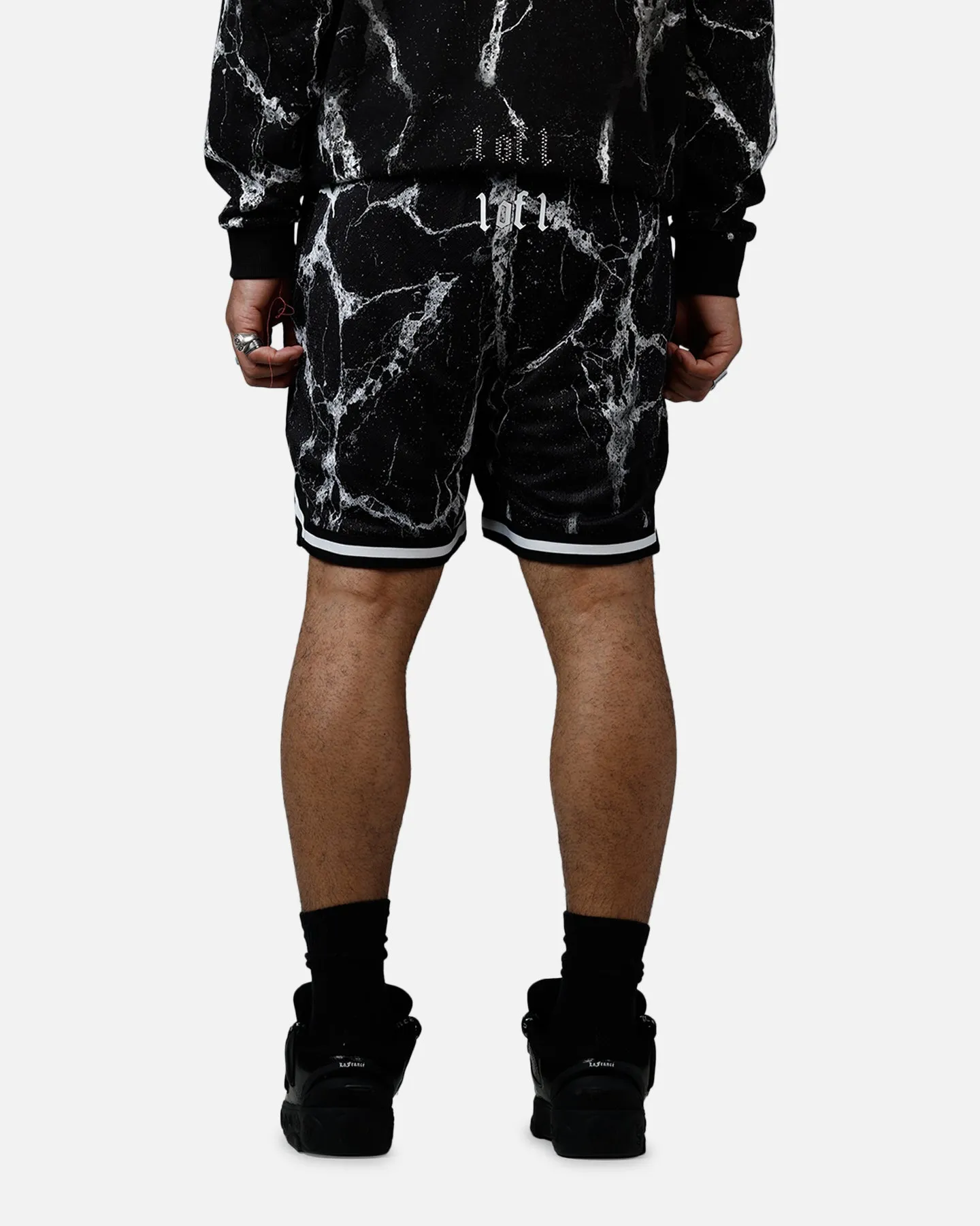 Quick Response Fit Fitness Ready Puma x Lamelo Ball LaFranc?? Written In Chrome Shorts Black