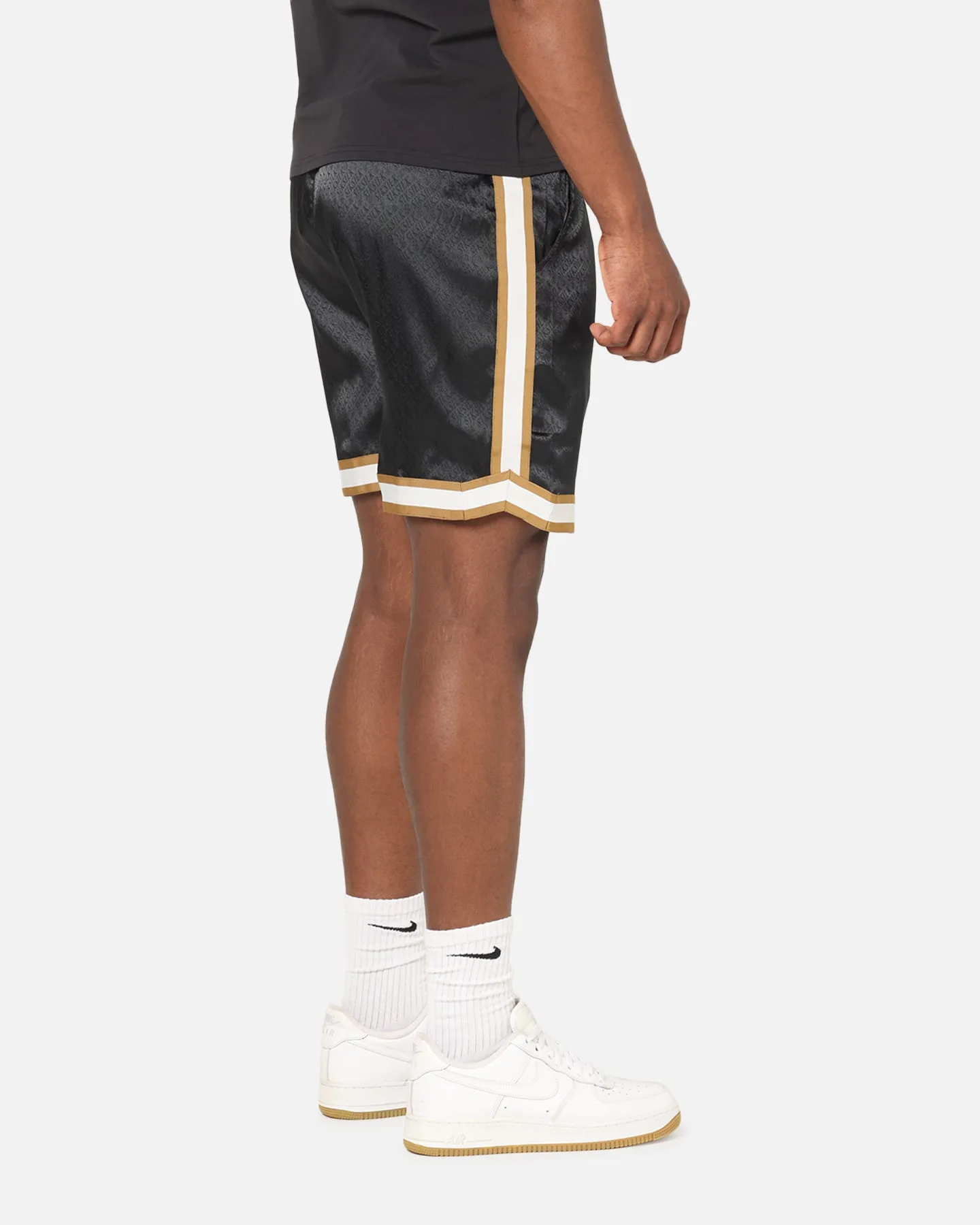 Sik Silk Resort Shorts Black Printed design Summer Mood