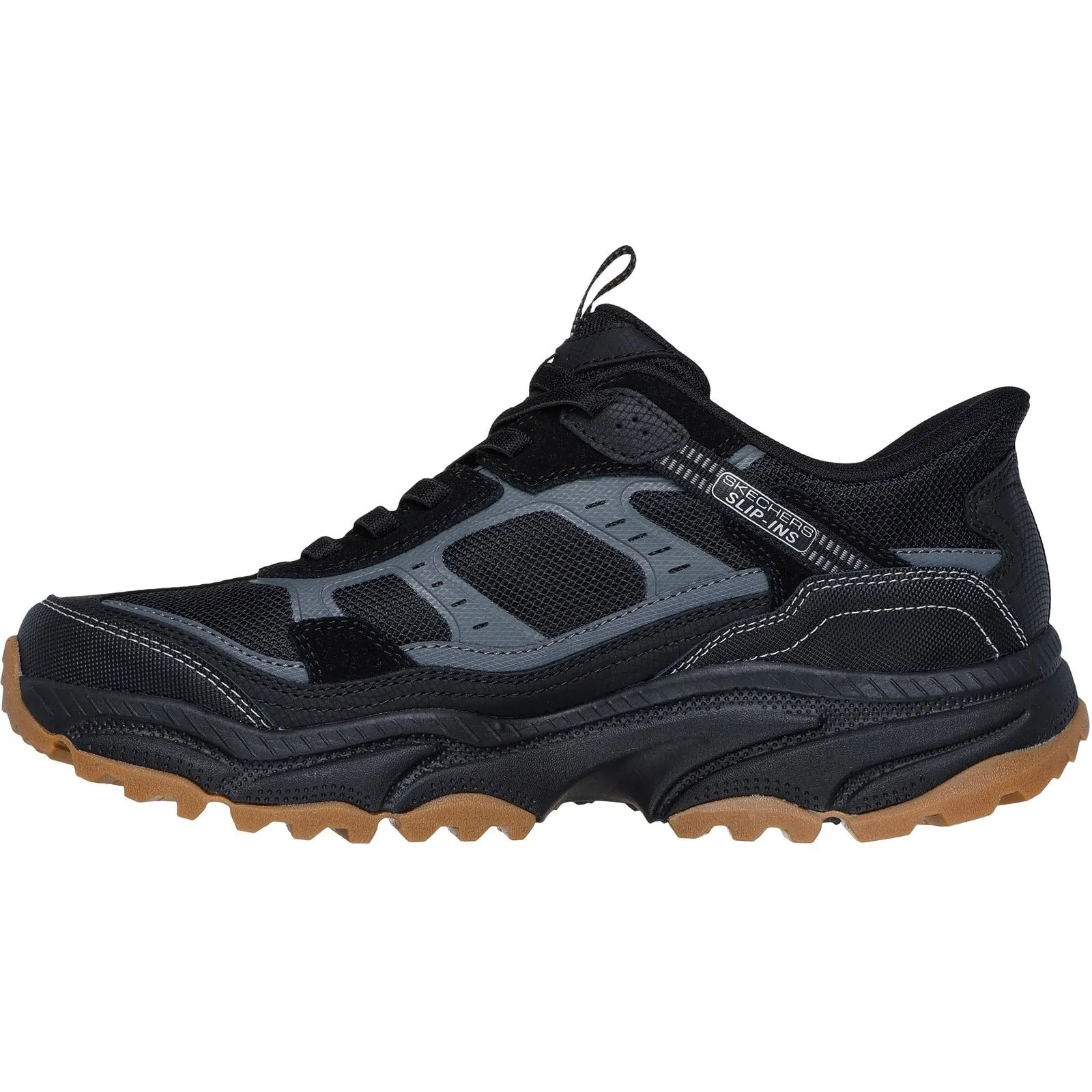 Skechers Mens Vigor AT Hiking Shoes Black Wilderness Journey Foot Protection Gear