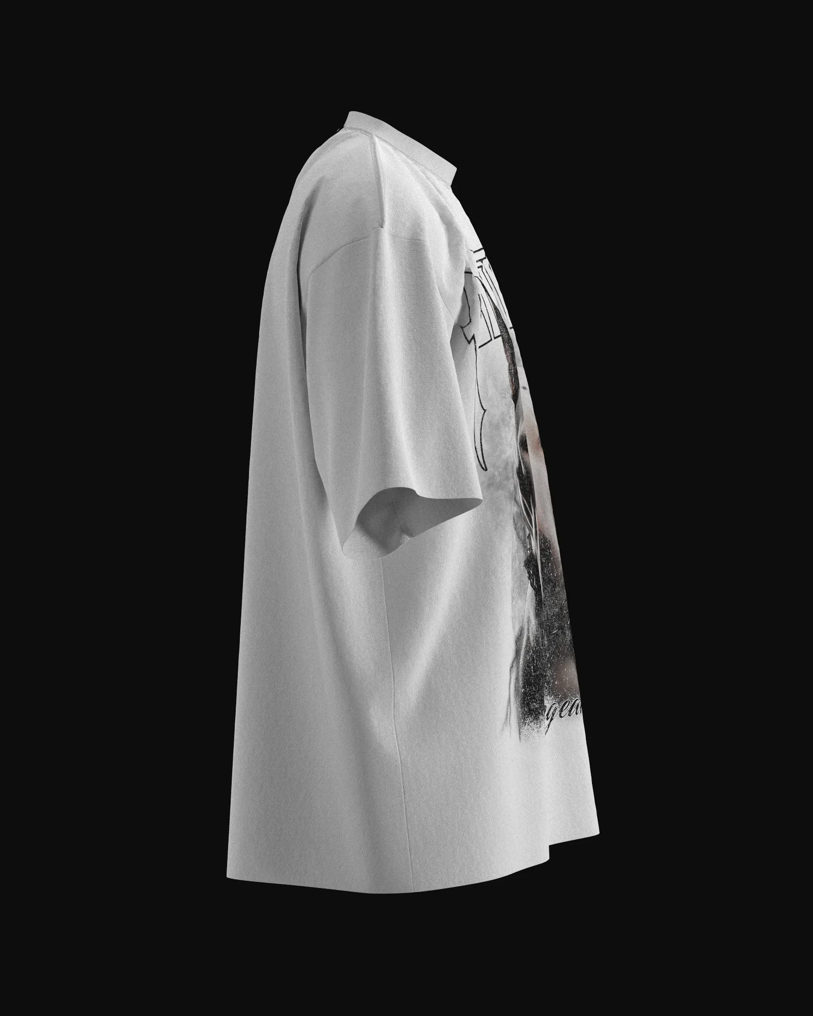 The Anti Order Vengeance Baggy T-Shirt White Everyday Style Trend City Smart