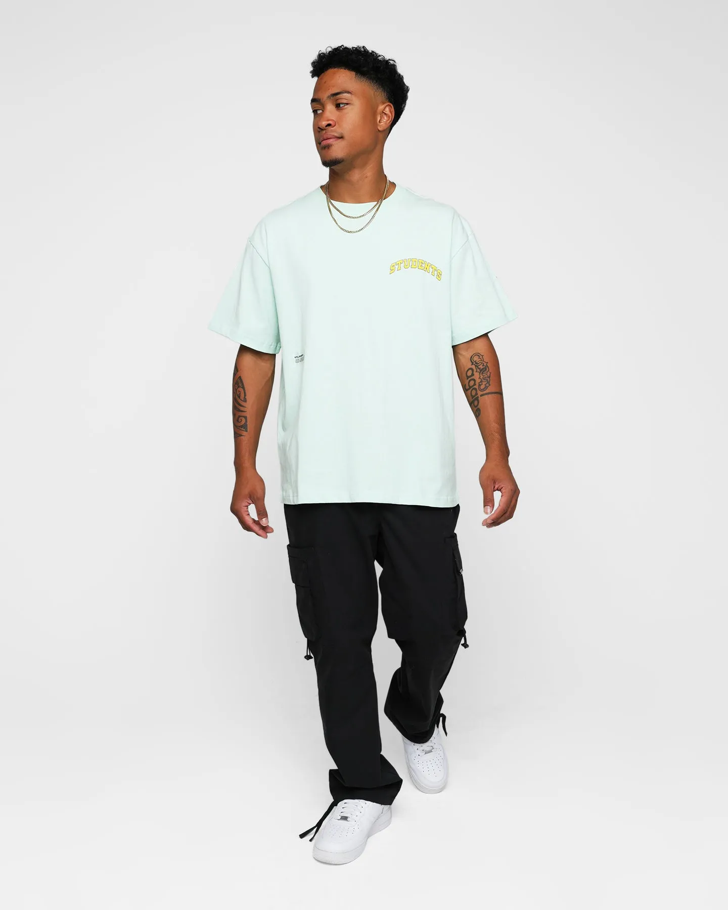 Students Golf Academy T-Shirt Peapod Foam Print Detail Quick Dry Technology