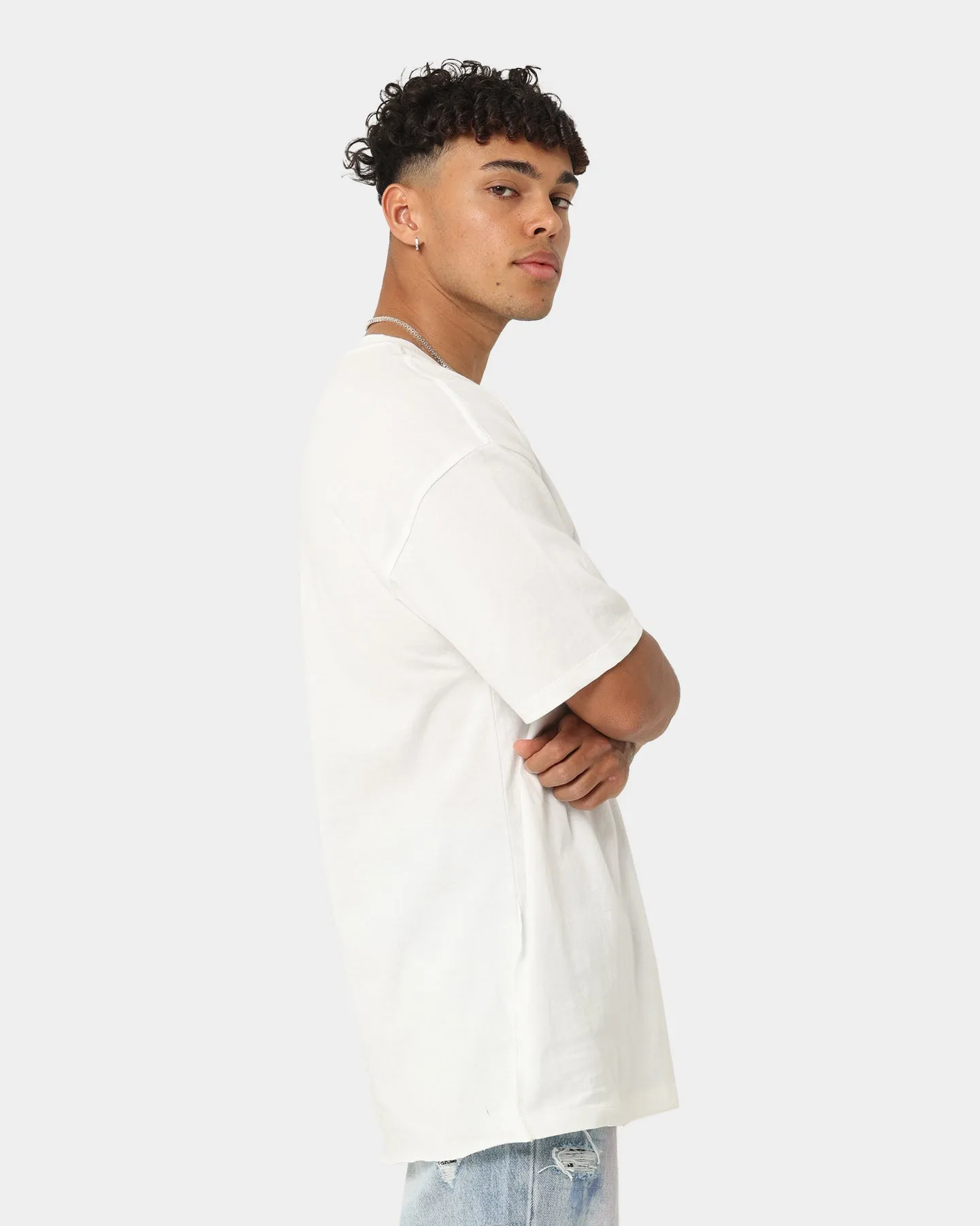 Slim fit clothing Ksubi Biggie Worn In T-Shirt White