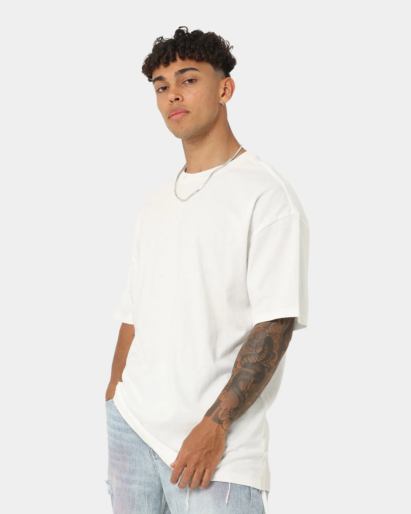 QuickDry Reinforced Hemline Ksubi Biggie Worn In T-Shirt White