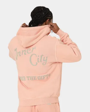 Honor The Gift Neighborhood Hoodie Peach Flatlock Seams